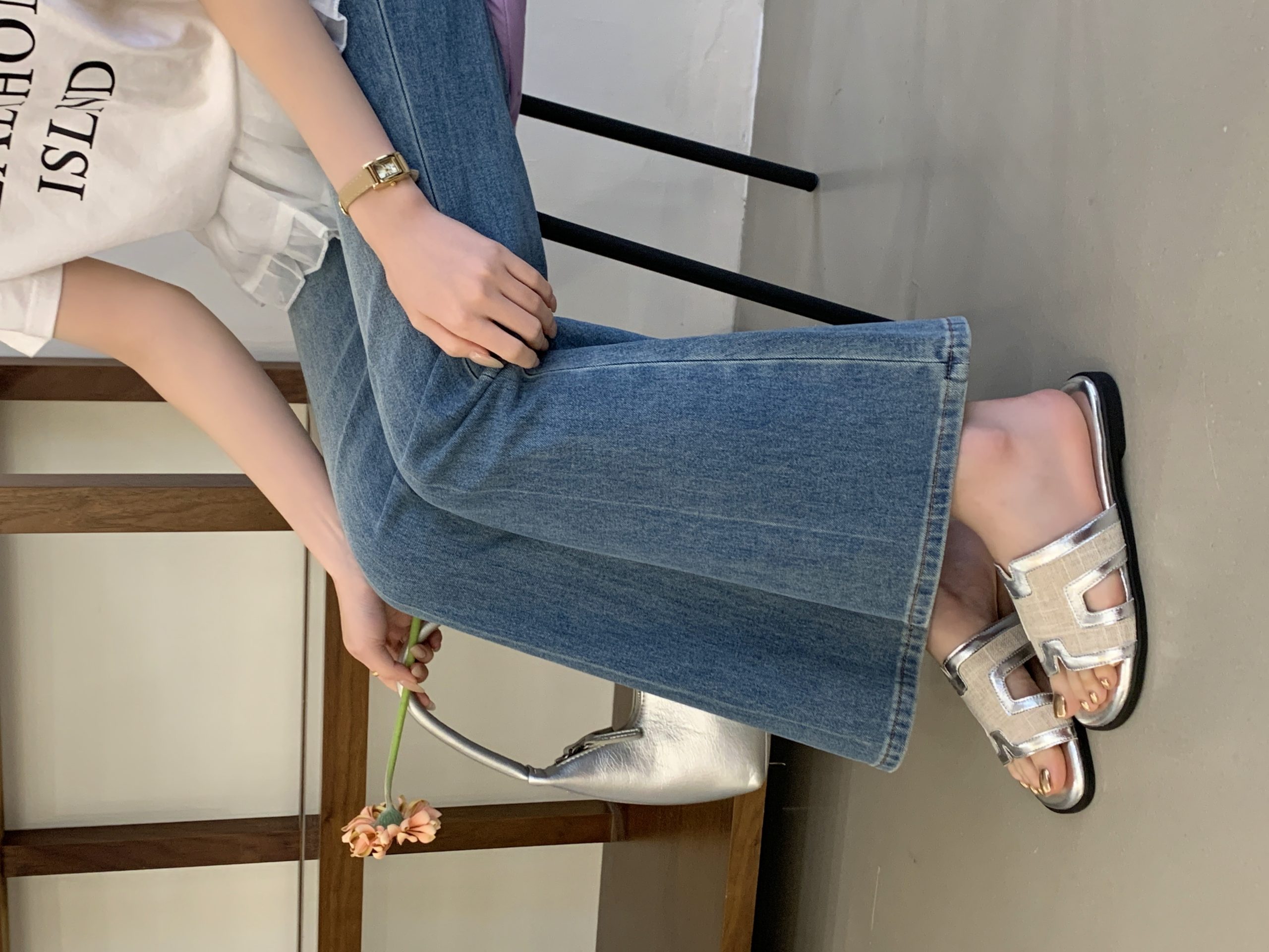 Bean New Women's Summer Slippers Outdoor Casual Retro Flat Beach Sandals - Image 3